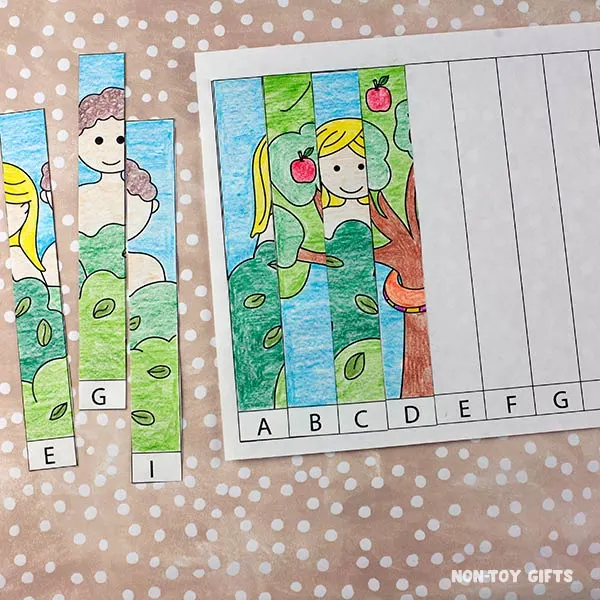 glue the strips
