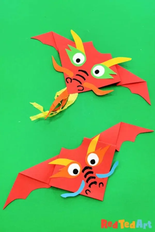 Easy Origami Dragon