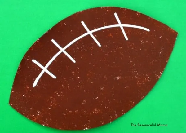 Sponge Painted Football