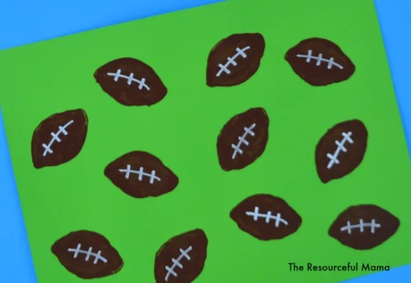Paper Roll Football Craft