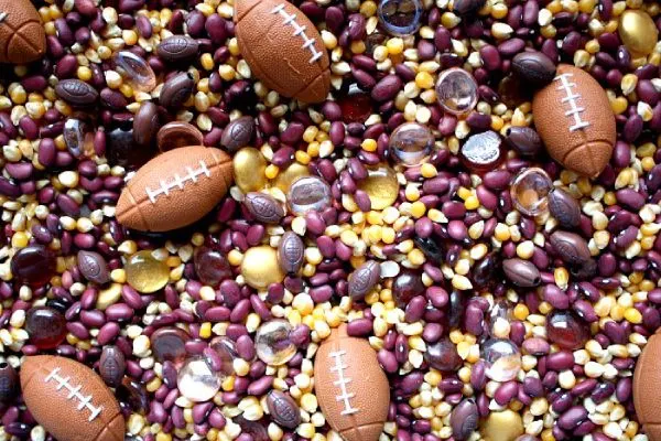 Football Sensory Bin