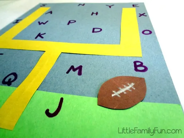 Football Letter Matching Game