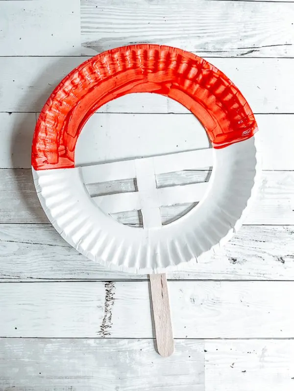 Paper Plate Helmet Craft