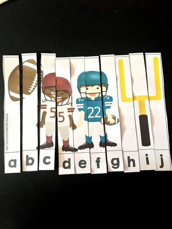 Football Alphabet Game