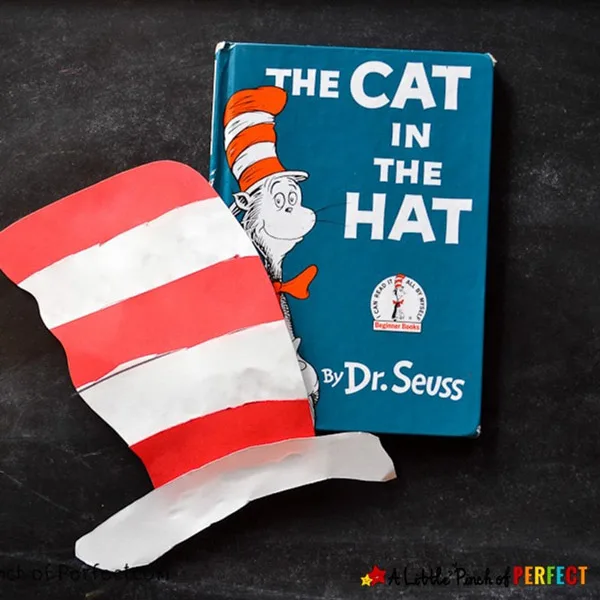 Cat in the Hat paper hat craft