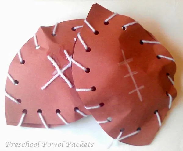 Football Preschool Craft