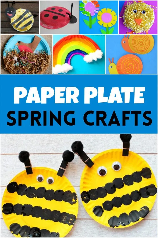 15 Paper Plate Spring Crafts for Kids