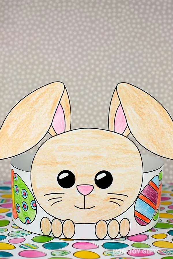 easy Easter Bunny Headband for kids