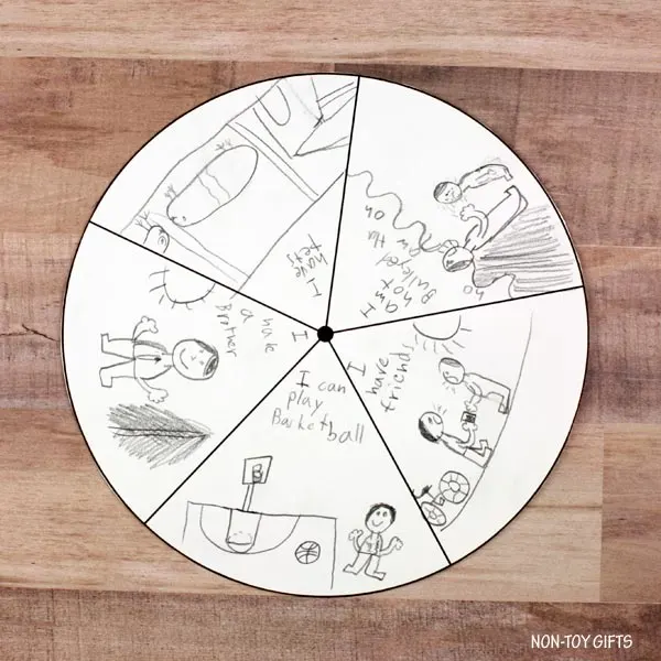 draw five reasons you are lucky