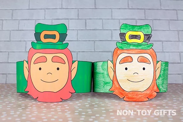 Leprechaun Headband craft for kids