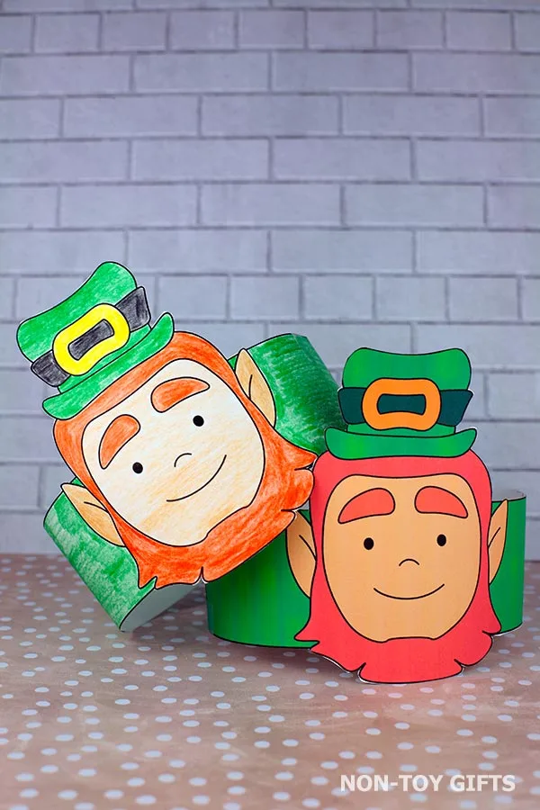 Leprechaun Headband printable for kids