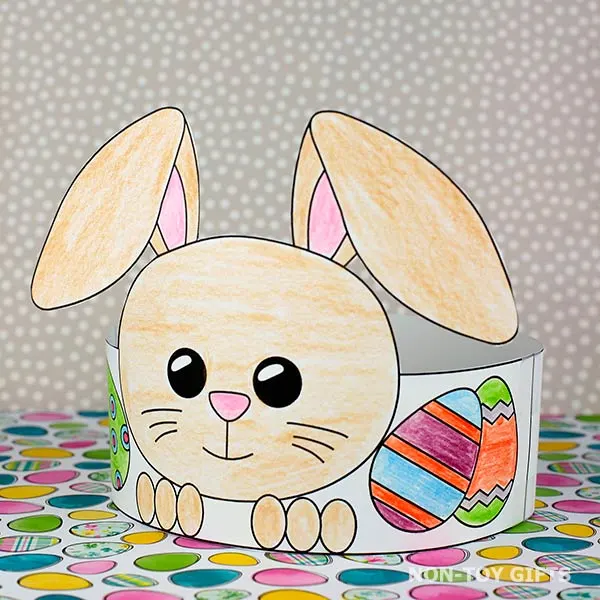 Easter Bunny and Easter egg Headband