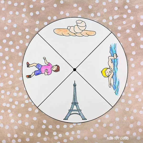 color the spinner