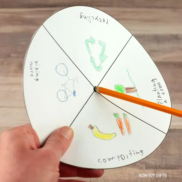 make a hole in the spinner