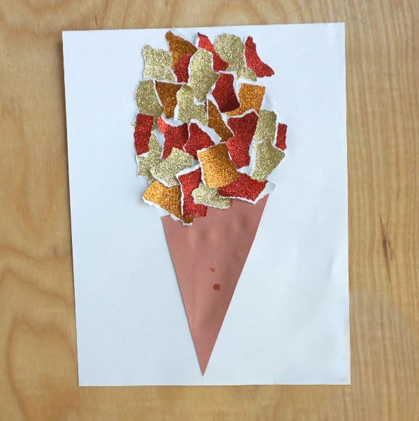 Glitter Olympic torch