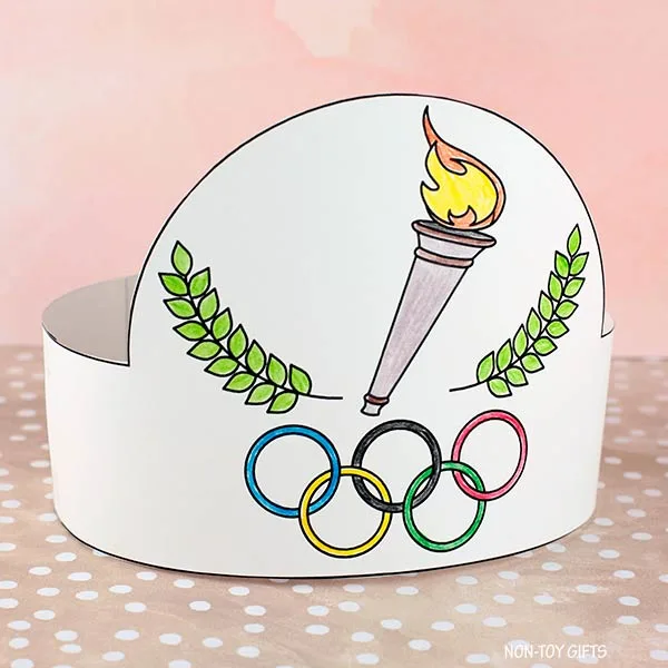 easy paper Olympics craft for kids