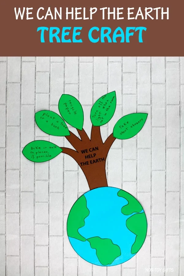 Earth Tree Craft for kids