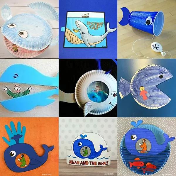Jonah and the Whale Crafts for kids
