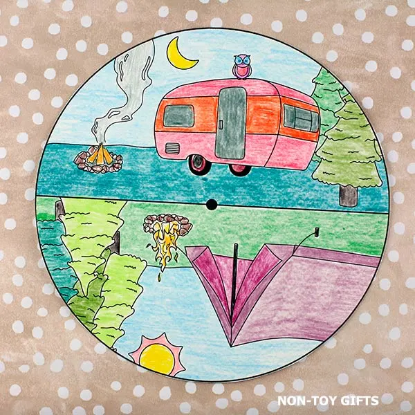 color the spinner