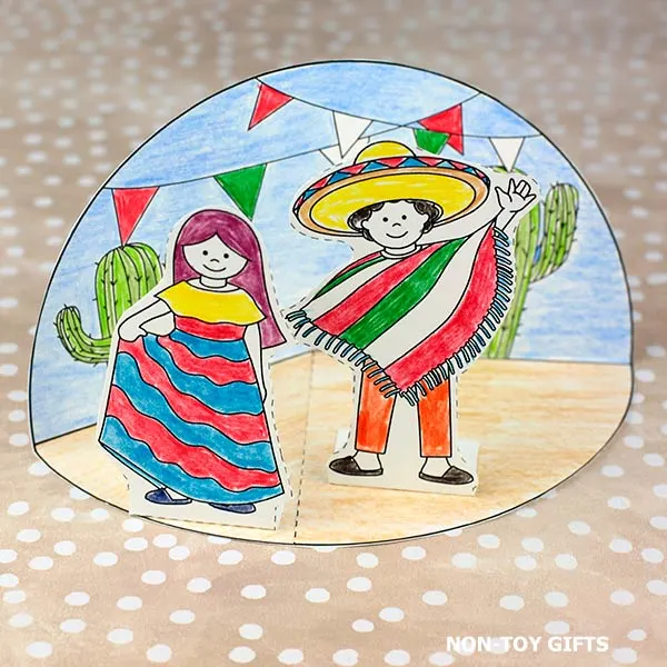 Cinco de Mayo Diorama Craft for preschool