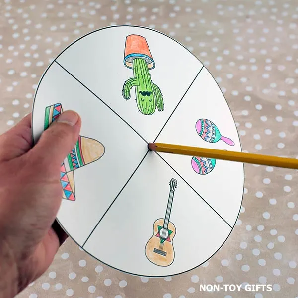 make a hole in the spinner