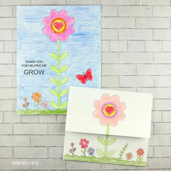 Thank You For Helping Me Grow Coloring Page for teacher appreciation week