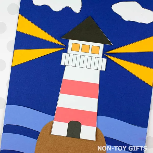 Lighthouse Craft Template