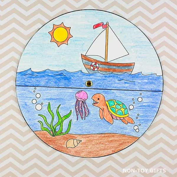 Easy Under the Sea Spinner Craft
