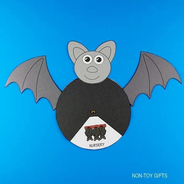 Bat life cycle craft printable