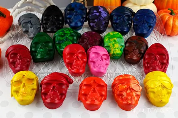 skeleton crayons