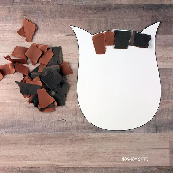 glue torn paper