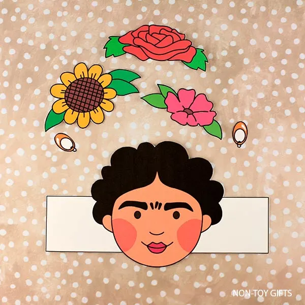 glue accessories: flowers and earrings