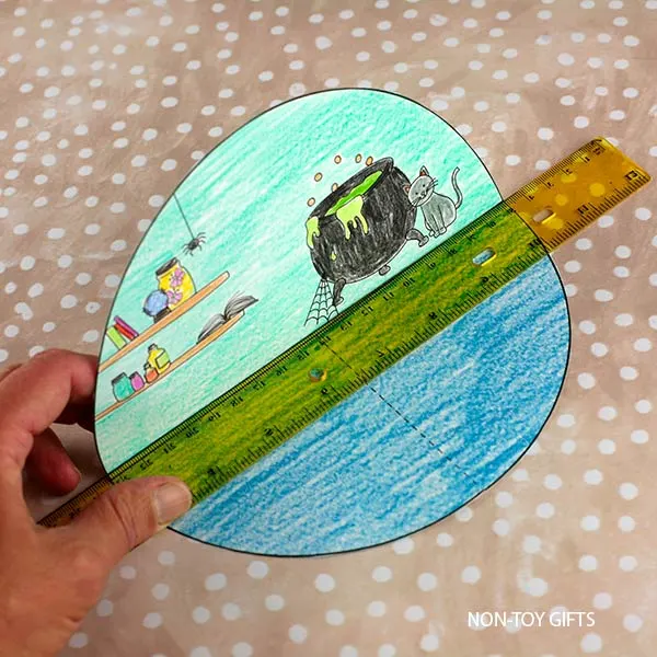fold circle in half