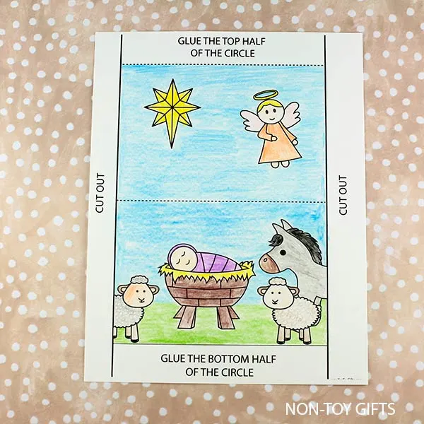 baby Jesus in the manger