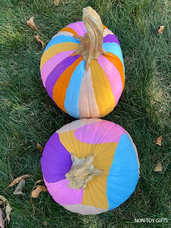 carving alternative: paint your pumpkins
