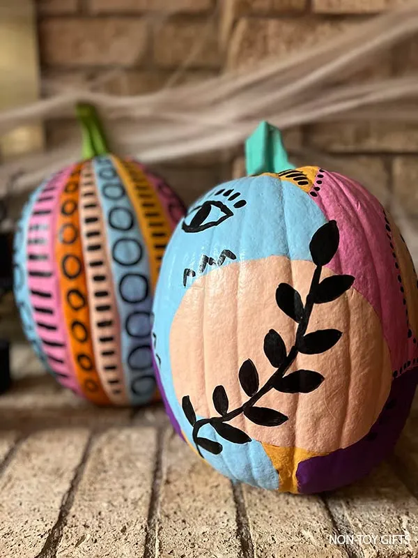 pastel painted pumpkins for adults and kids