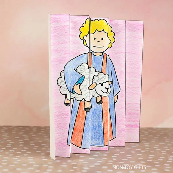 Cain and Abel agamograph craft printable for preschoolers