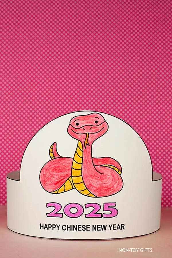 Chinese New Year Snake craft printable for kids