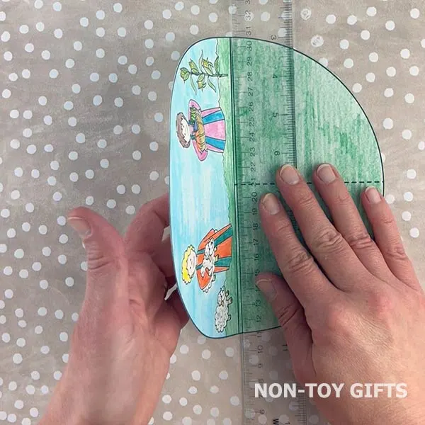 fold in half