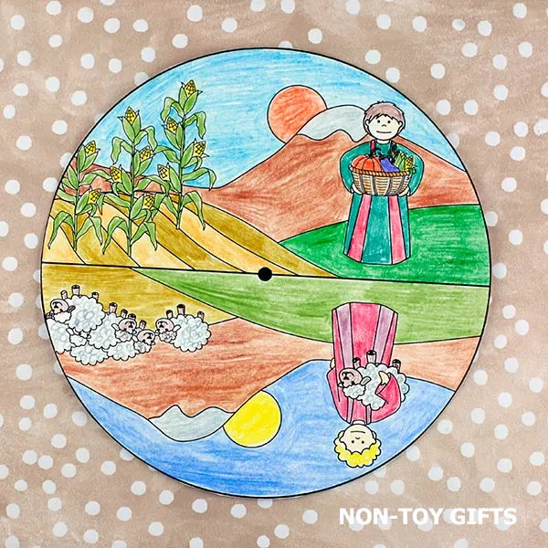 color the wheel