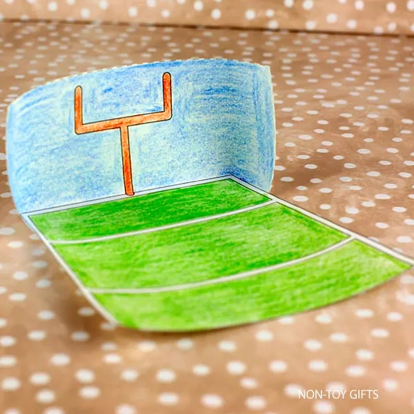 glue the football field
