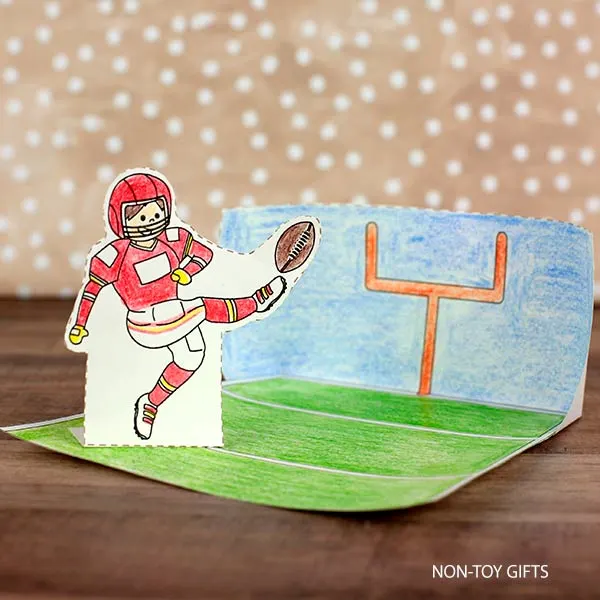 glue the football player onto the field