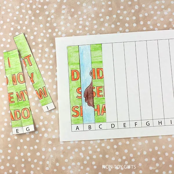 start gluing the strips