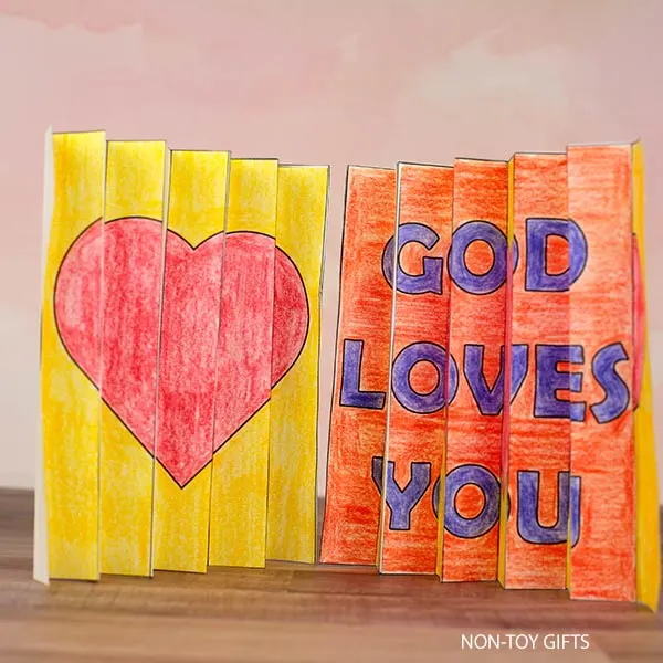 God Loves You agamograph craft