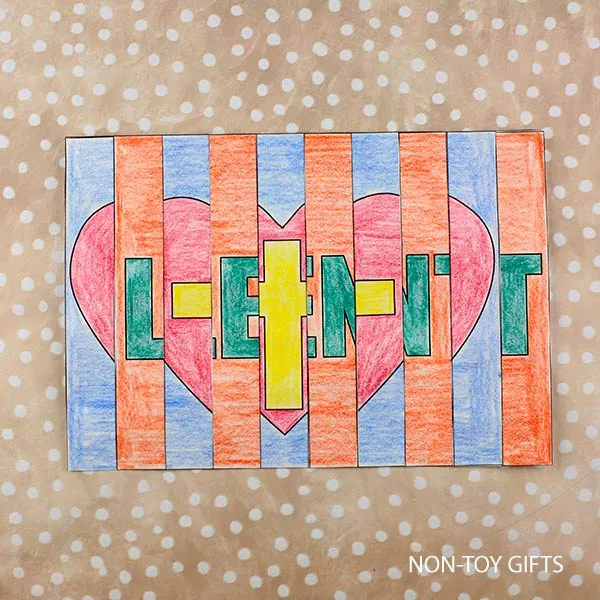 cut the letters at the bottom