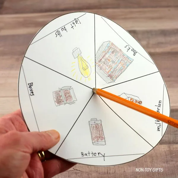 make a hole in the spinner