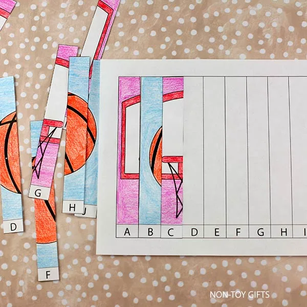 start gluing the strips