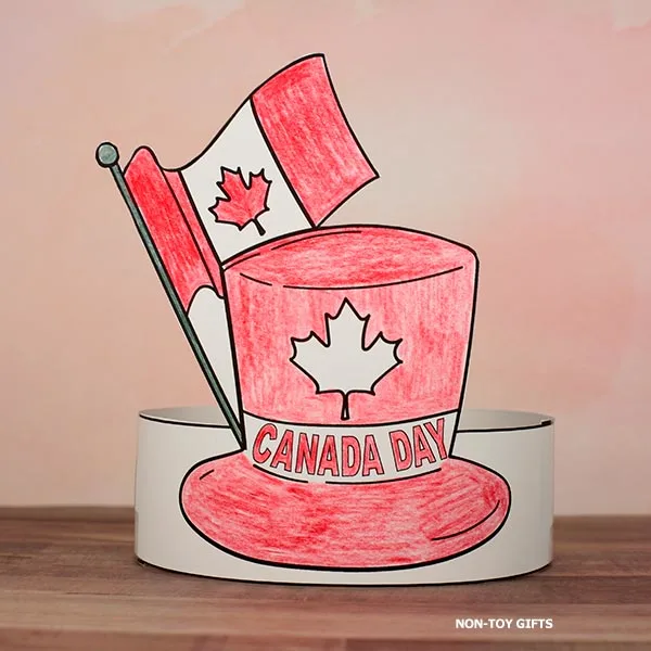 Easy Canada Day craft printable for classroom