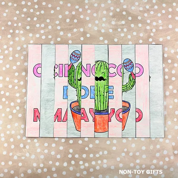 cut out the numbers at the bottom