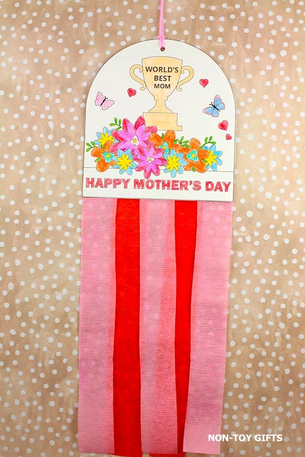 Mother's Day decoration craft printable preschool